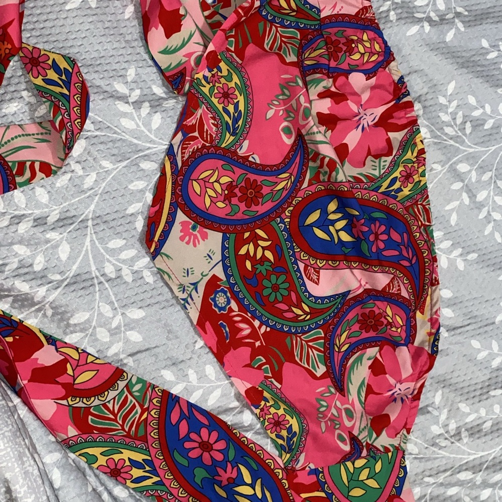 SHEIN Multicolor Paisley Floral Tank Top